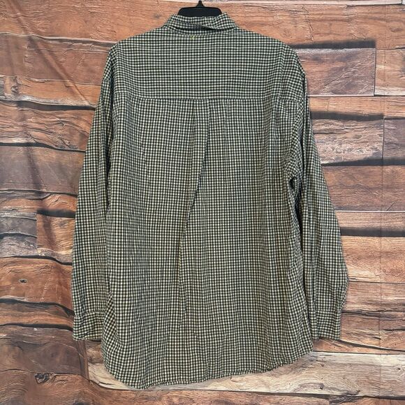 Haggar Generations Large Mens Long Sleeve Checked Plaid Button Down Shirt - Picture 4 of 7